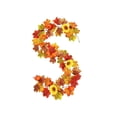 thumbnail image 2 of Fall Garland, Maple Leaf Autumn Garland 5.7Ft Artificial Hanging Leaves for Mantle Table Decorations for Home Front Door Outdoor Indoor Halloween Thanksgiving Fall Decor, 2 of 7