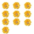 thumbnail image 3 of 10 Pcs 4cm Satin Ribbon Flowers Shiny Rhinestone Appliques DIY Wedding Craft, 3 of 8