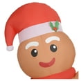 thumbnail image 2 of 8FT Christmas Inflatable Gingerbread Man, Giant Outdoor Christmas Decorations with LED Lights - Holiday Yard Decor for Indoor/Outdoor Party Brown + Polyester, 2 of 9