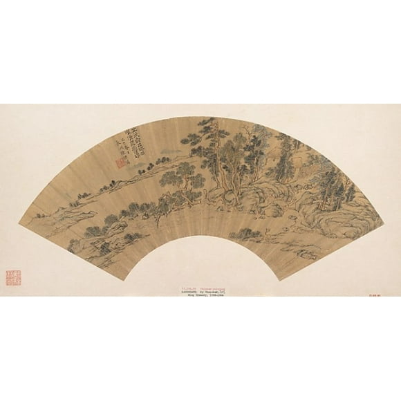 Landscape with Figure Poster Print by Chen Guan (Chinese, active ca. 1610  �40) (18 x 24)
