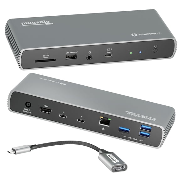 Estación de acoplamiento Thunderbolt 4 TBT4-UDX1 enchufable de 100 W