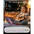 thumbnail image 2 of Kasonic Professional Collapsible Portable Music Stand, Lightweight Comes, Music Sheet Holder Clip And Carrying Bag, Suitable for Instrumental Performance -Pink, 2 of 7