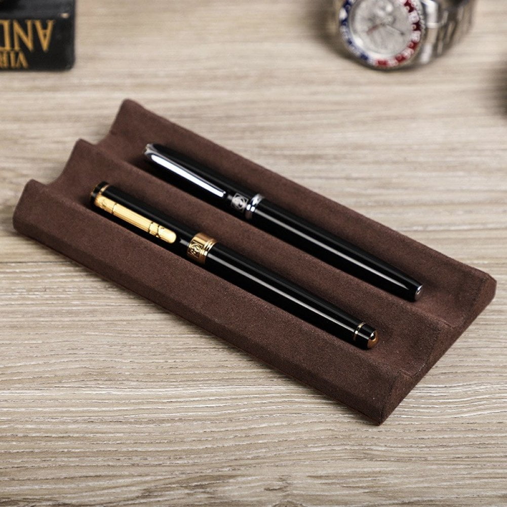 Hzzsbu Pen Stand Desktop Pen Tray Holder For Office Display Work Desk Organizer Accessories Stationery for Supplies