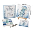 thumbnail image 2 of DIY Sea Glass Mosaic Art Kit for Adults, Make‑Your‑Own Ocean‑Inspired Mosaic Ornament, Funny Home Decoration & Hand‑Crafted Present (Jellyfish), 2 of 2