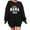 Black, variant on Bjutir Sweatshirt For Women In My Mama Sweatshirt Oversized Mom Sweatshirt Womens Casual Letter Print Long Sleeve Pullover Black