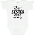 thumbnail image 3 of Inktastic Best Sister Ever Gift Girls Baby Bodysuit, 3 of 5