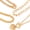 Silver, variant on When We Fall In Love 4 Piece Chain Fashion Necklace Set
