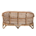 thumbnail image 4 of Baxton Studio Aliane Modern Bohemian Natural Brown Antique Rattan Loveseat, 4 of 10