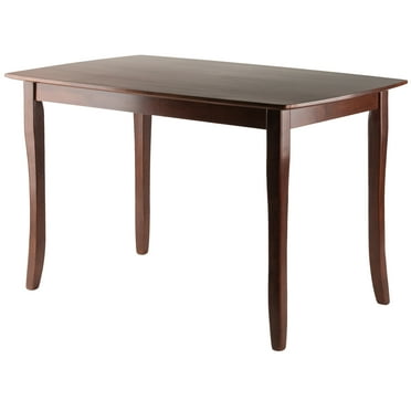 Winsome Wood Inglewood Dining Table, Wide, Walnut Finish