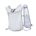 thumbnail image 2 of Mochila de hidratación, chaleco para correr, multiusos, ligero, reflectante, para hombre y mujer, con soporte para teléfono, mochila de día para ciclismo y senderismo. Gris, 2 of 8