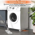 thumbnail image 3 of set of 2 moblies washing machine transport castors under chassis for washing machine refrigerator tumble dryer, freezer up to 300 kg, with 24 wh, 3 of 3