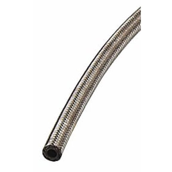 JEGS 100901 Pro-Flo 200 Series Stainless Steel Braided Hose -04 AN Length: 6 ft.