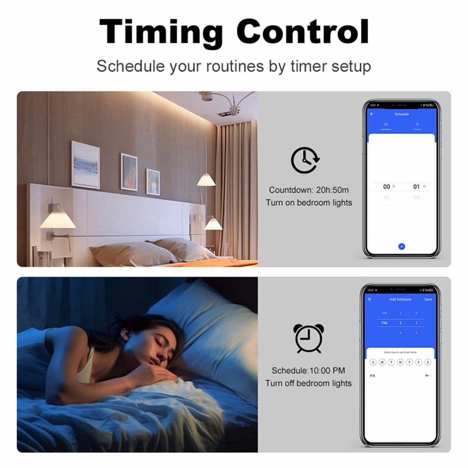 Tuya ZigBee Smart Switch Neutral Wire Optional Intelligent US Wall Button Light Switch AC100-240V for  4Gang