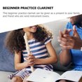 thumbnail image 4 of KONTONTY 2Pcs Resin Soprano Recorder with 8 Holes for Beginners White Practice Instrument, 4 of 8