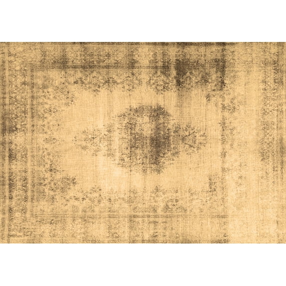 Ahgly Company Indoor Rectangle Persian Brown Traditional Area Rugs, 7' x 10'