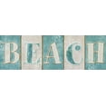 thumbnail image 2 of SD Graphics Studio 18x9 White Modern Wood Framed Museum Art Print Titled - Beach, 2 of 4