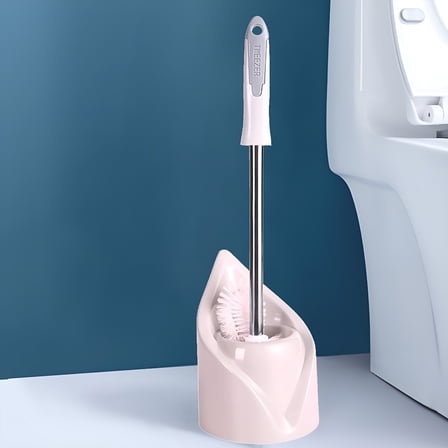 ACDANC Toilet Bowl Brush Set with Rim Cleaner and Holder Set - Toilet Bowl Cleaning System with Scrubbing Wand,Under Rim Lip Brush and Storage Caddy for Bathroom