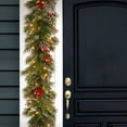 thumbnail image 3 of National Tree 9 ft Wintry Berry Garland with Clear Lights, 3 of 4