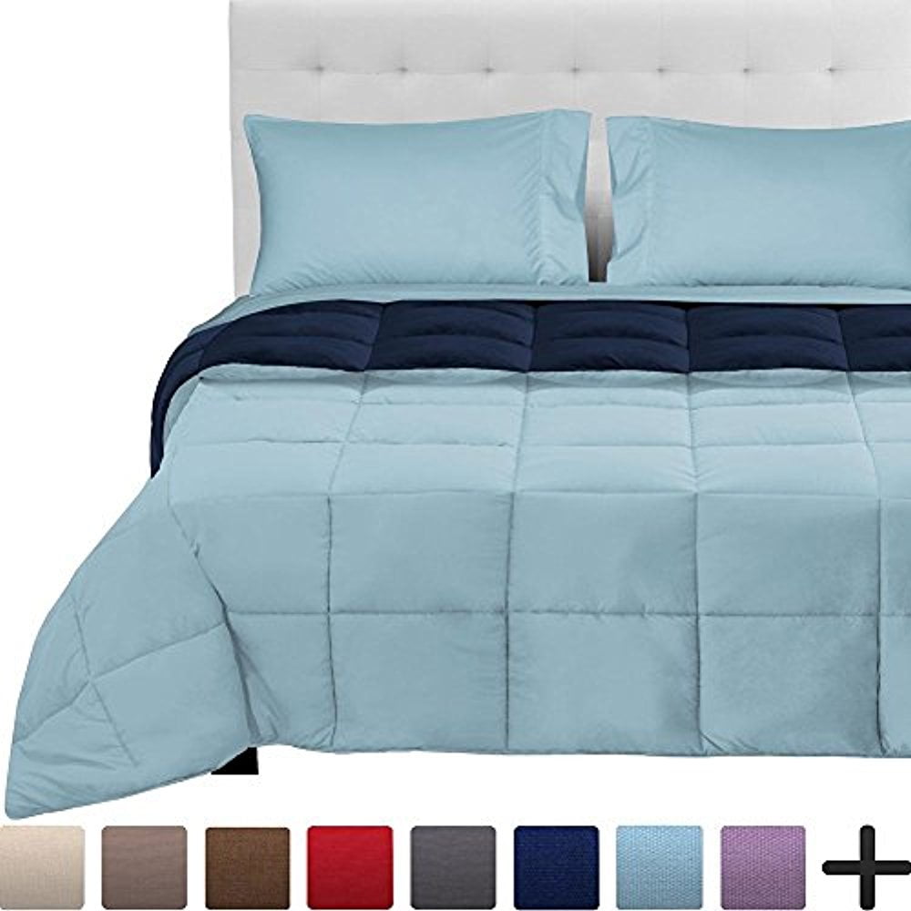 Bare Home 5Piece Reversible BedInABag Full XL Dark