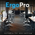 thumbnail image 6 of Oline ErgoPro Ergonomic Office Chair w/ Reclining Backrest & Wheels, Gray, 6 of 9