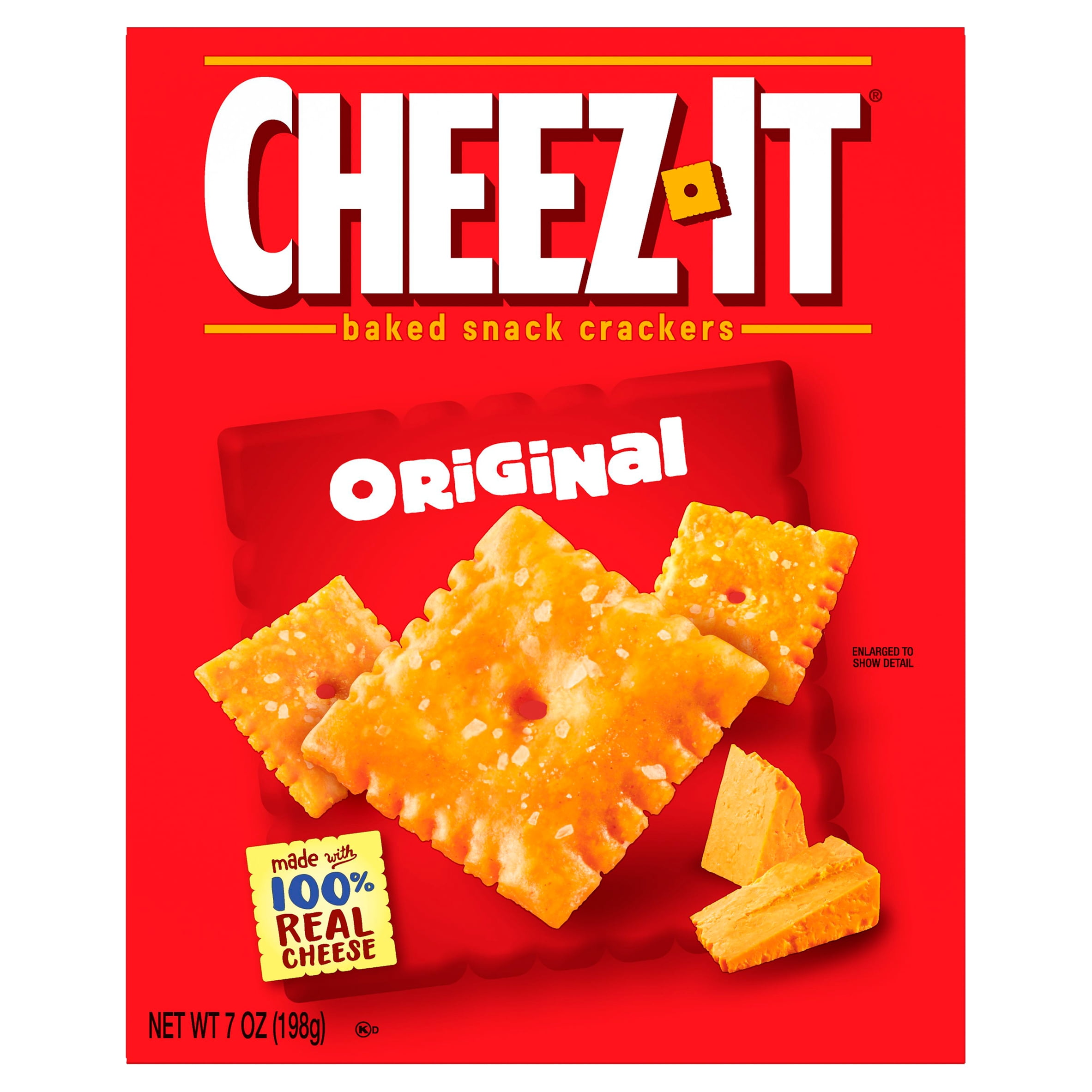 Cheez-It Original Baked Snack Crackers, 7 oz - Walmart.com