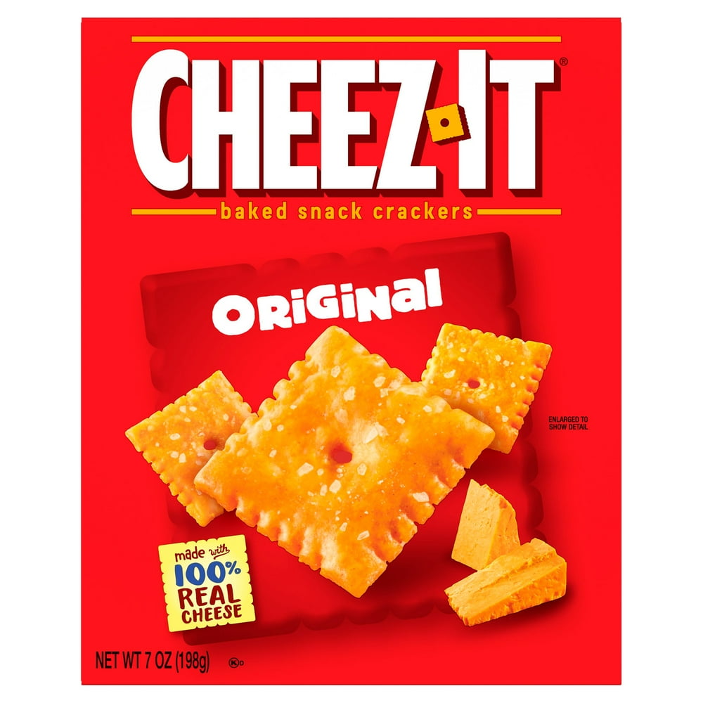 CheezIt Original Baked Snack Crackers, 7 oz