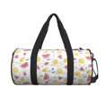 thumbnail image 2 of Fotbe Watermelon And Lemon Pattern Foldable Sports Gym Bag with Wet Dry Pocket, Ultralight Travel Bag, Large Capacity Duffel Bag, Splash Proof Carry on Bag, Overnight Bag, Weekender Bag, 2 of 8