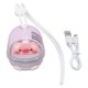 thumbnail image 2 of Ventilador de collar recargable, 3 niveles, ajustable, sin aspas, USB, portátil, Mini ventilador de cuello colgante con cordón para viajes al aire libre, cerdo, 2 of 5