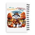 thumbnail image 2 of Thanksgiving Maltese Pilgrim Grateful, Thankful, Blessed Fall Welcome Spiral Bound Journal Maltese Dog Lover Gifts Idea 5x7in Spiral Notebook - 00021, 2 of 5