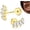 18K Gold Plated-4Pcs CZ, variant on Flat Back Earrings for Women Sterling Silver Post Stud Earrings Cartilage Tragus Helix Piercing Jewelry Earring for Multiple Piercing Dainty 18K Gold Plated Flatback Stud Earrings[b1678]
