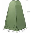 thumbnail image 2 of LUVCMFT Pop Up Privacy Tent, Shower Tent Portable Outdoor Camping Bathroom Toilet Tent Changing Dressing Room Privacy Shelters Room for Outdoors Indoor(Camo, L), 2 of 7