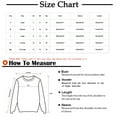 thumbnail image 3 of Women's Crewneck Sweatshirt Warm Lined Sweatshirts Long Sleeve Underwear Winter Fleece Pullover Solid Color Warm Sweater With Sleeves Turned Over Top Sweater Underwear Winter Fleece Sweatshirt, 3 of 5