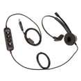 thumbnail image 4 of Customer Service Headphone, Soft Ear Pads Ultra Light ENC Noise Cancelling Adjustable Speaker Volume Mic Mute USB Business Headset Single Sided  For Call Center, 4 of 8