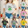 thumbnail image 5 of YM Kids St Patricks Day Shirt St Patricks Day Themed T Shirt 3/4 Sleeve Shamrock Four Leaf Clover Comfortable Casual Top Boys Sweatshirts Tops for Teen Girls, 5 of 6
