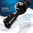 thumbnail image 5 of Detroit Axle - 4pc Rear Struts w/Spring Sway Bar Links Replacement for Toyota Avalon Lexus ES300 Fits select: 1997-2003 TOYOTA AVALON XL/XLS, 2000-2001 TOYOTA CAMRY CE/LE/XLE, 5 of 7