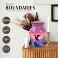 thumbnail image 3 of JAGASY Dragon Urn for Ashes Adult Male & Female, Pink Small Urns for Human Ashes Keepsake, Snowy Mountain & Sunset Decorative Urns for Mother, Cremation Urn for Father, (3 Inch), 3 of 7