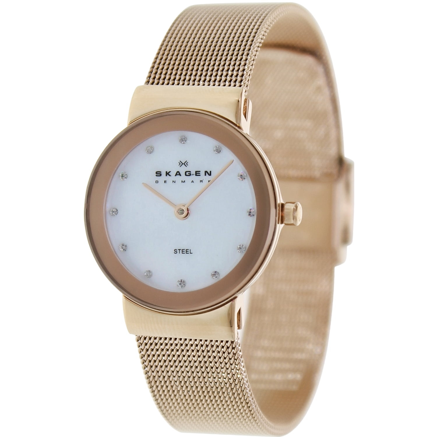 Skagen Women's 358SRRD Gold StainlessSteel Analog Quartz Fashion Watch Walmart Canada