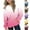 Pink, variant on Girls Sweatshirt Casaul Cute Color Block Long Sleeve Crewneck Pullover Sweatshirts Kids Loose Comfy Fall Outfits 2-12 Years