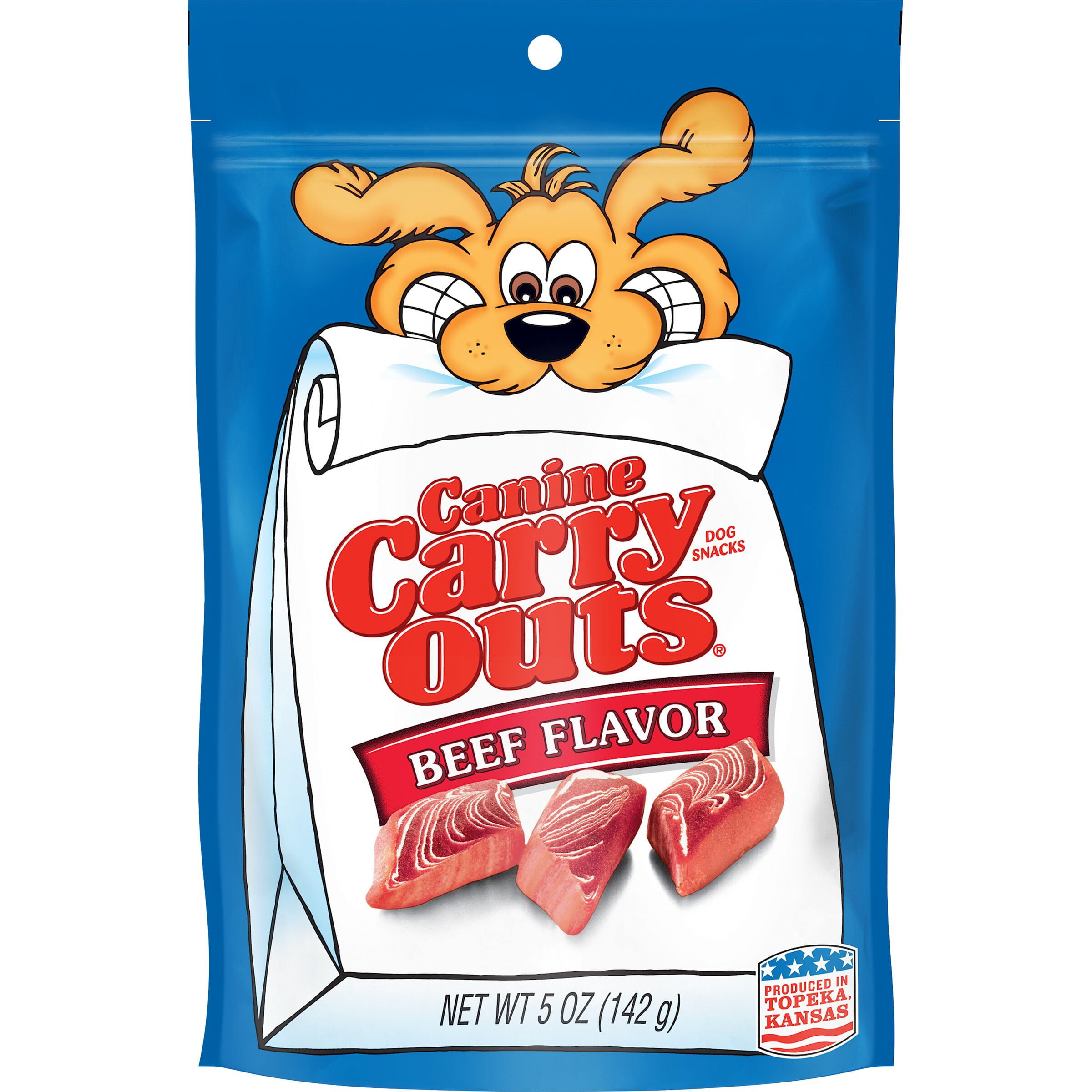 Canine Carry Outs Beef Flavor Dog Snacks, 5Ounce