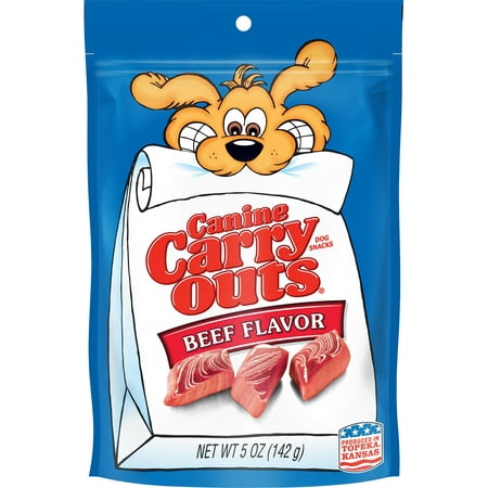 Canine Carry Outs Beef Flavor Dog Snacks, 5-Ounce