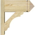 thumbnail image 3 of Ekena Millwork 8"W x 18"D x 18"H Olympic Rough Sawn Arts and Crafts Outlooker, Douglas Fir, 3 of 4