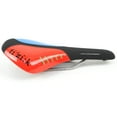 thumbnail image 2 of Fizik Antares Black / Red / Blue Road Bike Saddle with Manganese Hollow Rails, 2 of 5