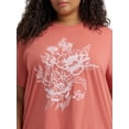 thumbnail image 5 of Lee® Women's Plus Short Sleeve Graphic Logo Lifestyle Tee, Sizes 0X-4X, 5 of 6