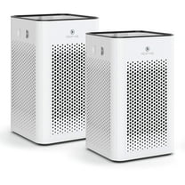 Medify Air White MA-25 Air Purifier with HEPA Filters I Smoke Dust Odors Pet Dander I 3 in 1 with Pre-filter HEPA H13 & Activated Carbon I Removal of 0.1 to 0.3 microns I 825 Sq ft Coverage I 2-Pack