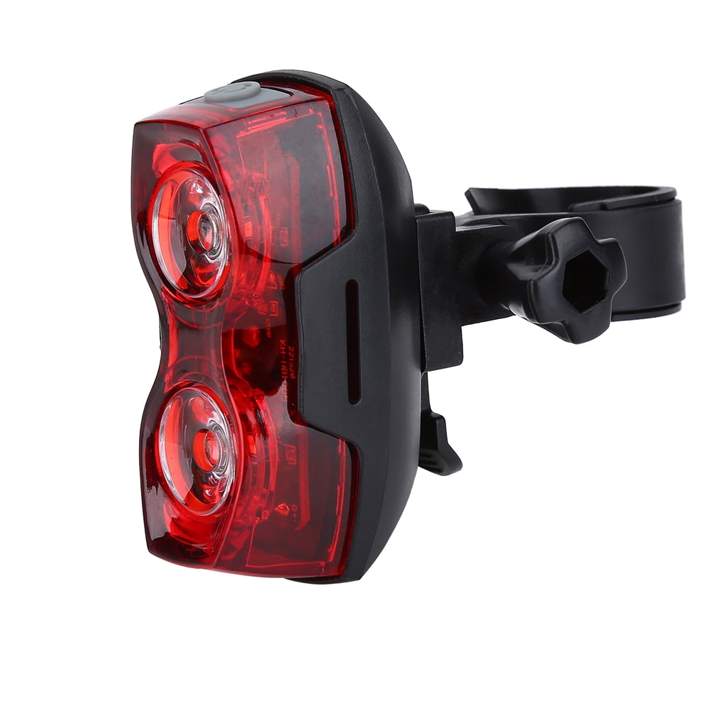 Demeras Bicycle Taillight Bike Tail Light Outdoor LED Bike Rear Saddle Lamp Tail Safety Warning Red Light for Mountain Road Bike Gift Choice