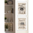 thumbnail image 2 of TrendyDecor4U Friendship Journey 2-Piece Vignette Wall Art V422-712W, 2 of 4
