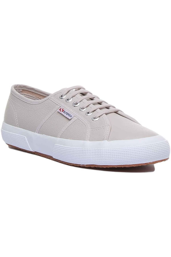 2750 EFGLU Men's Lace Up Leather Sneakers In Grey Size 12