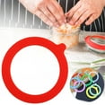 thumbnail image 2 of 1 Pcs Silicone Replacement Gasket, Airtight Rubber Seals Rings for Mason Jar Lids, Replacement Rubber Seals for Glass Jars, Leak Proof Canning Fitting Glass Clip Top Jars(Red), 2 of 9
