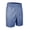 Blue, variant on Sentmoon Linen Shorts for Men Jogging Drawstring Elastic Waist High Waisted Shorts Solid Color Summer Regular Fit Mens Boxer Shorts with Pockets S-3XL