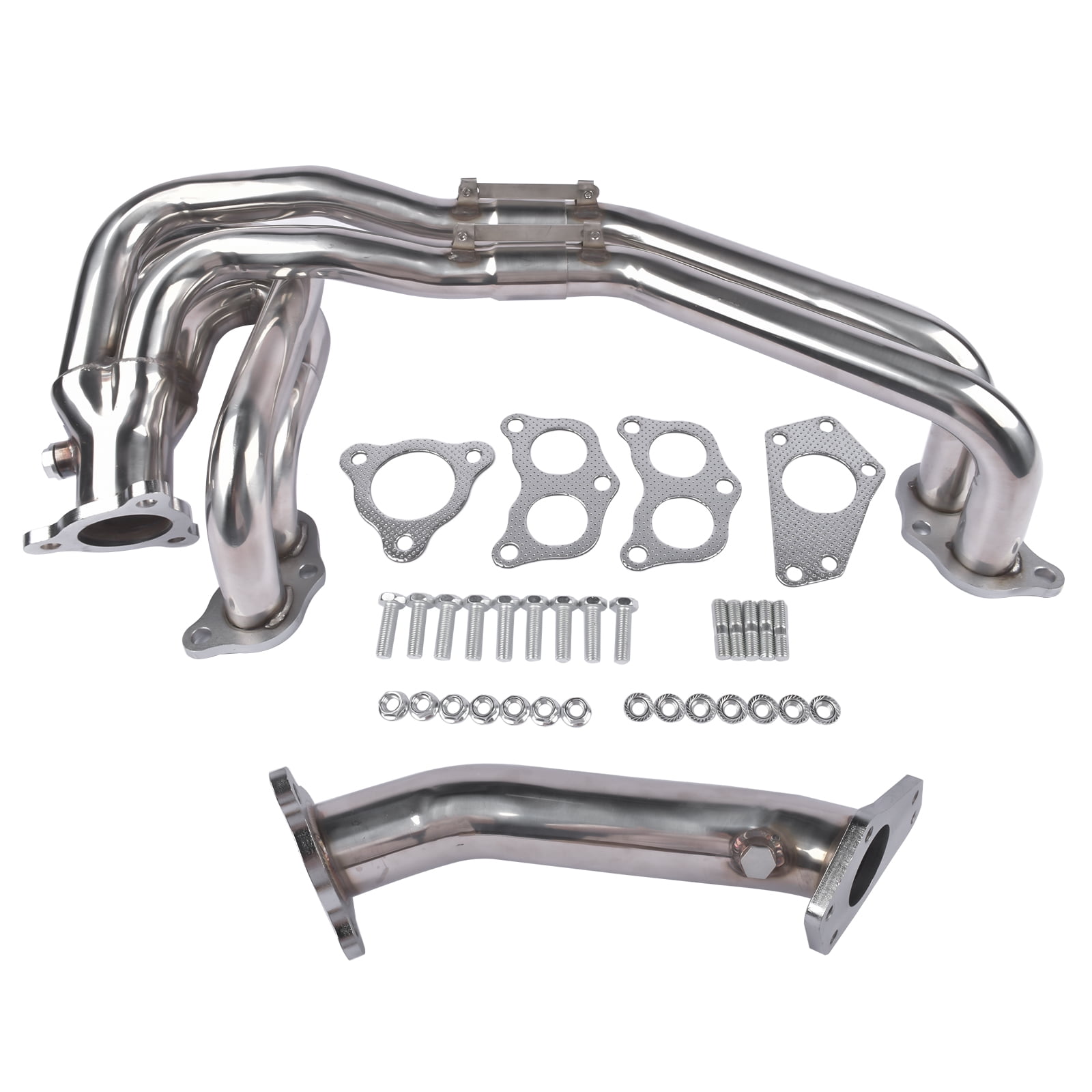 Mustrod Stainless Steel Exhaust Manifold Header for 2002-2006 Subaru Impreza WRX / STI EJ205 EJ255